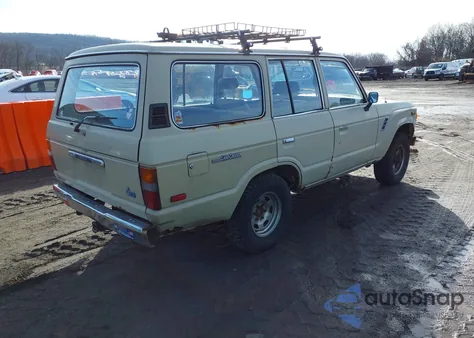 1987 Toyota Land Cruiser Fj60 z USA, uszkodzony, nr VIN JT3FJ60G3H1140013